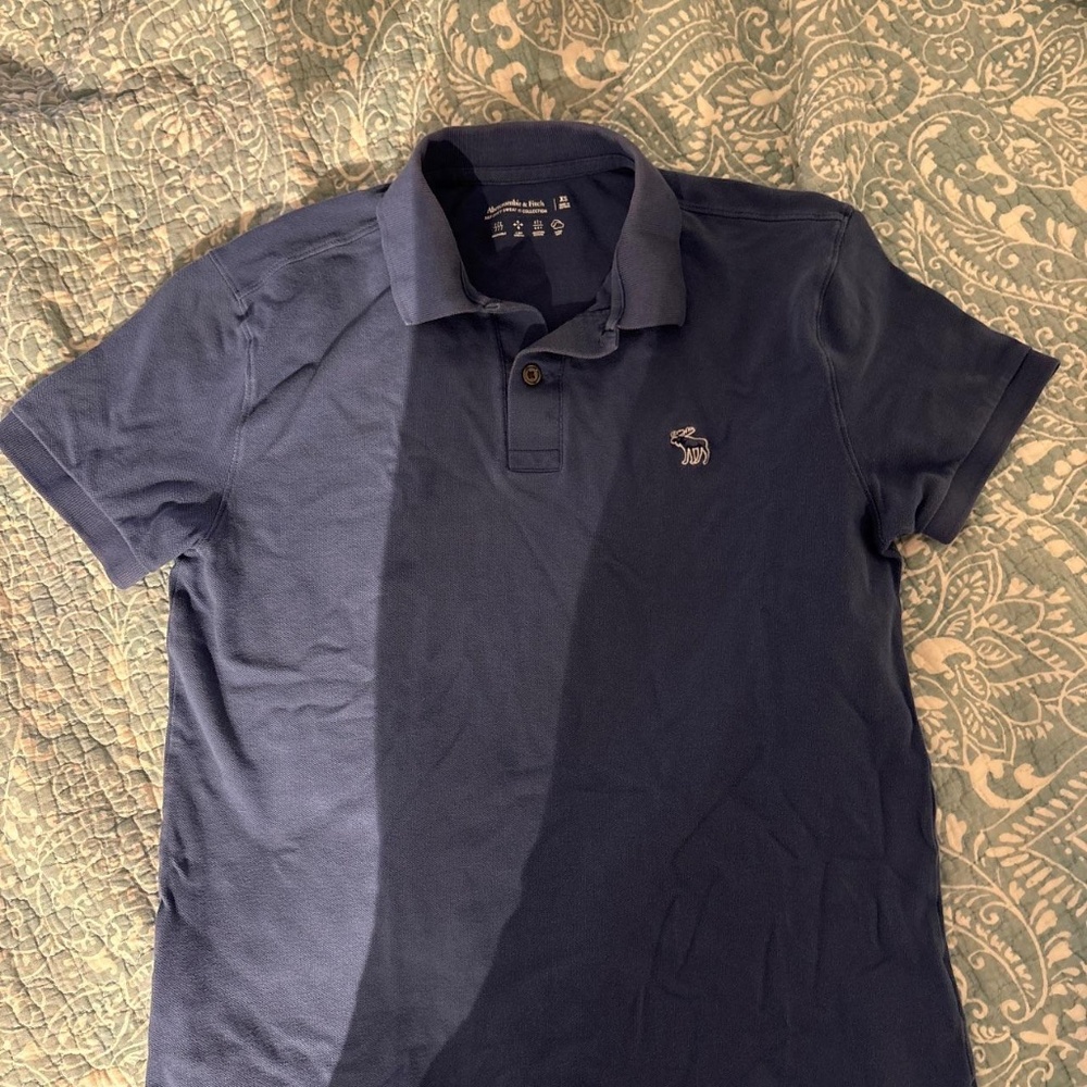 Blue Abercrombie and Fitch Polo- excellent condition